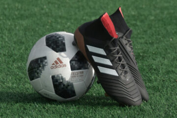Empty football boots